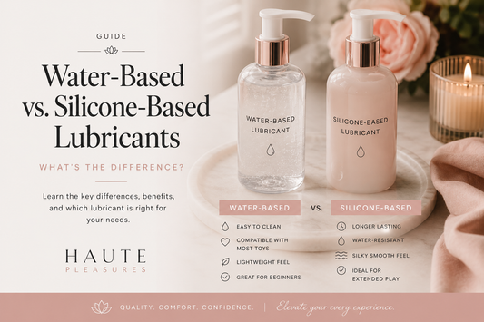 Water-Based vs. Silicone-Based Lubricants: What's the Difference?