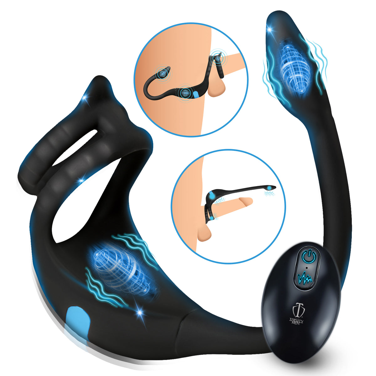 DUALITÉ cock ring and anal stimulator