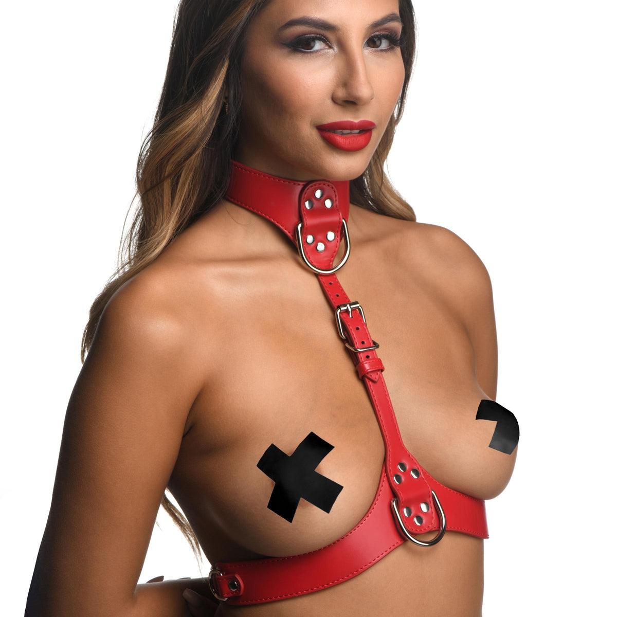 ROUGE red chest harness